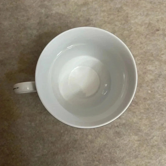 Sango Cannes Pattern 8078 White Floral Goldtone Trim Footed Coffee Tea Cup - Picture 5 of 9